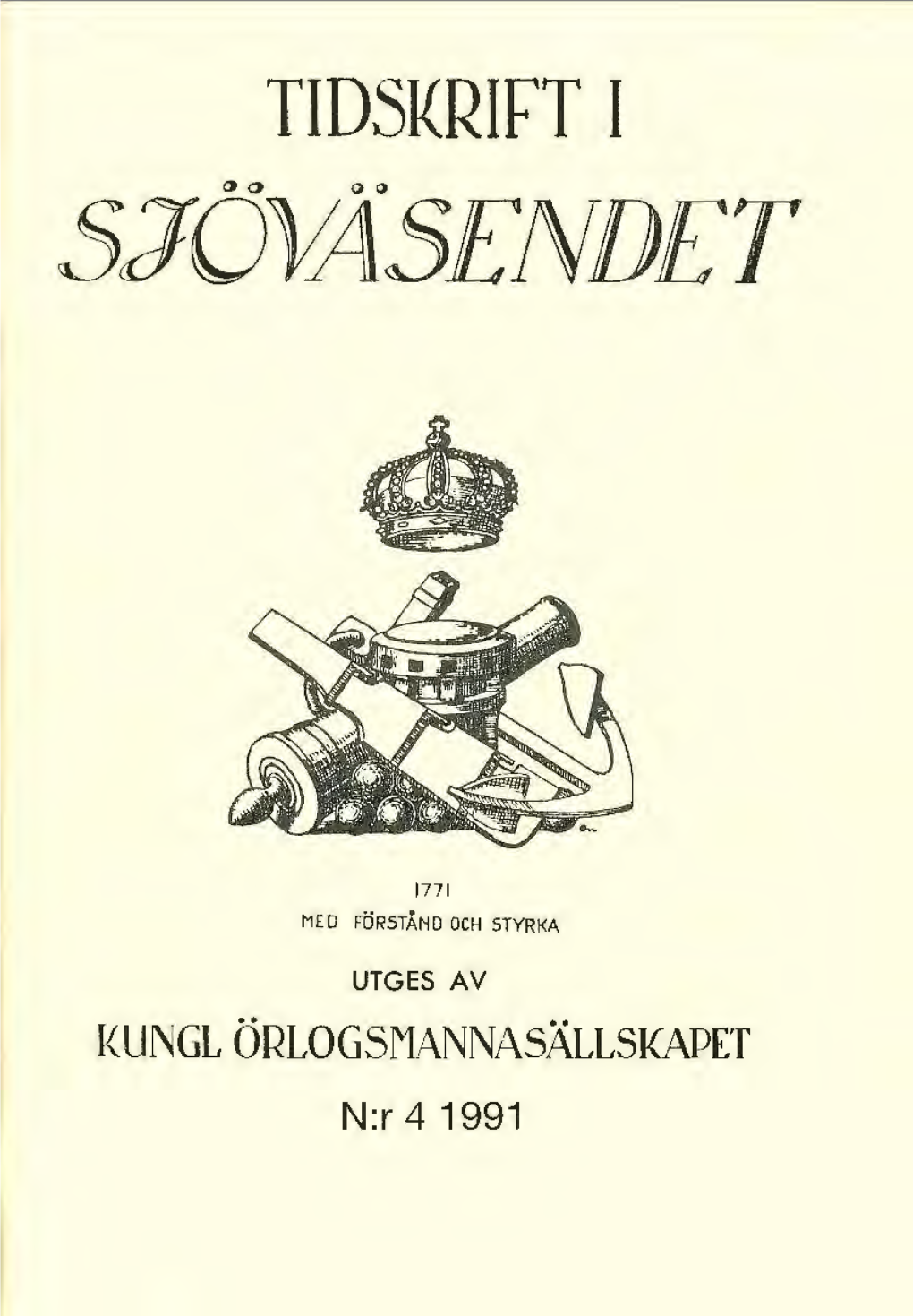 Gösta Kaudern, Arrned Forces, Especially the Navy