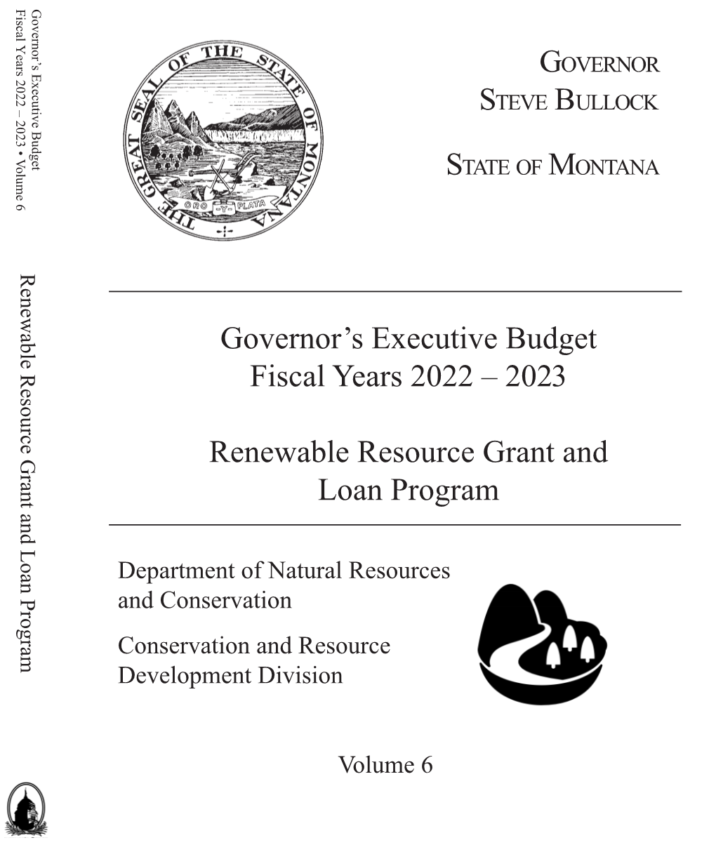 2023 Renewable Resource Grant and Loan Program