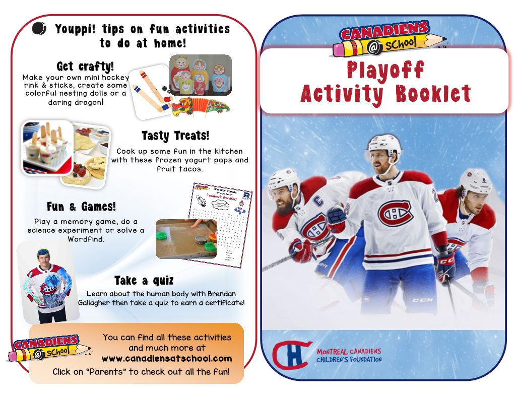 Playoff Activity Booklet