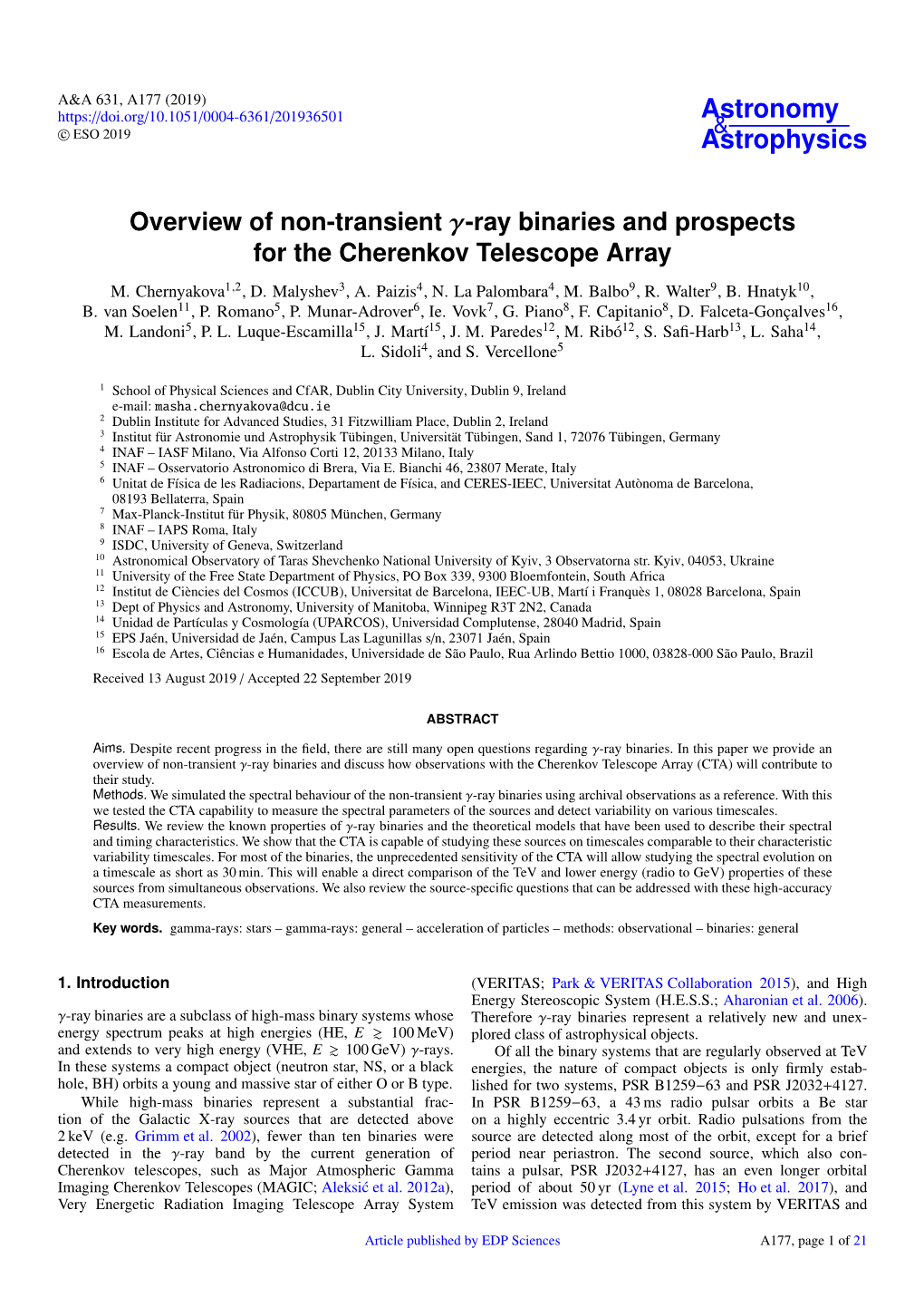 Overview of Non-Transient Γ-Ray Binaries and Prospects for the Cherenkov Telescope Array