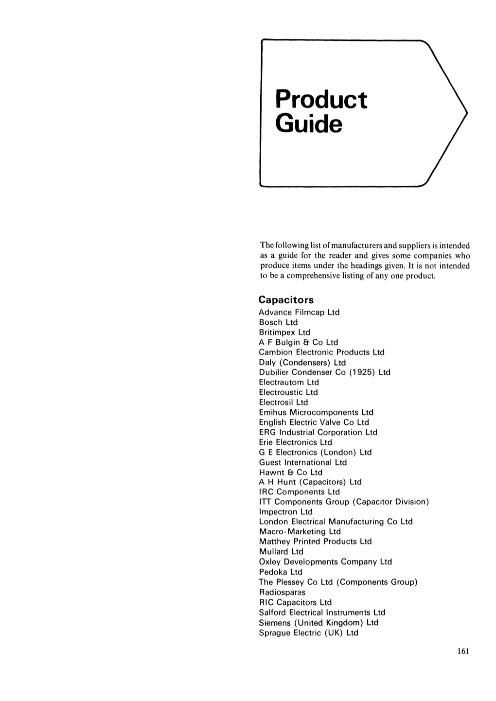 Product Guide