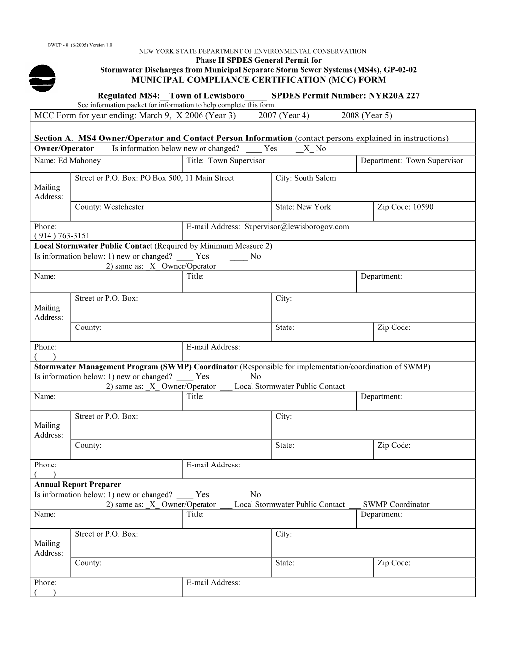 2006 Stormwater Report (Link Is External)