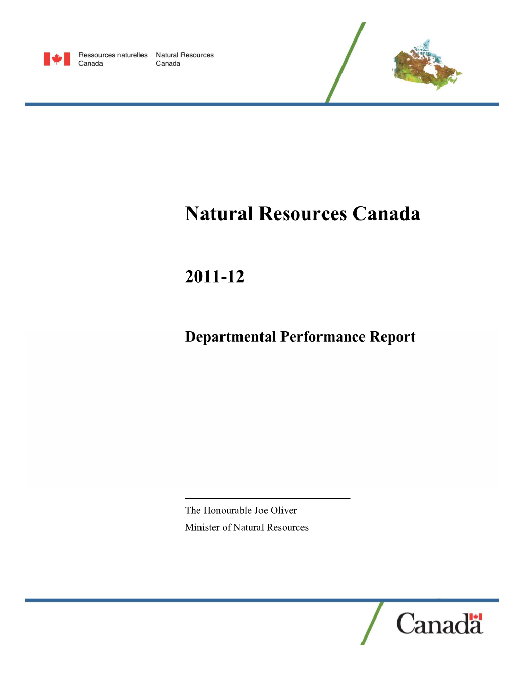 Departmental Performance Report