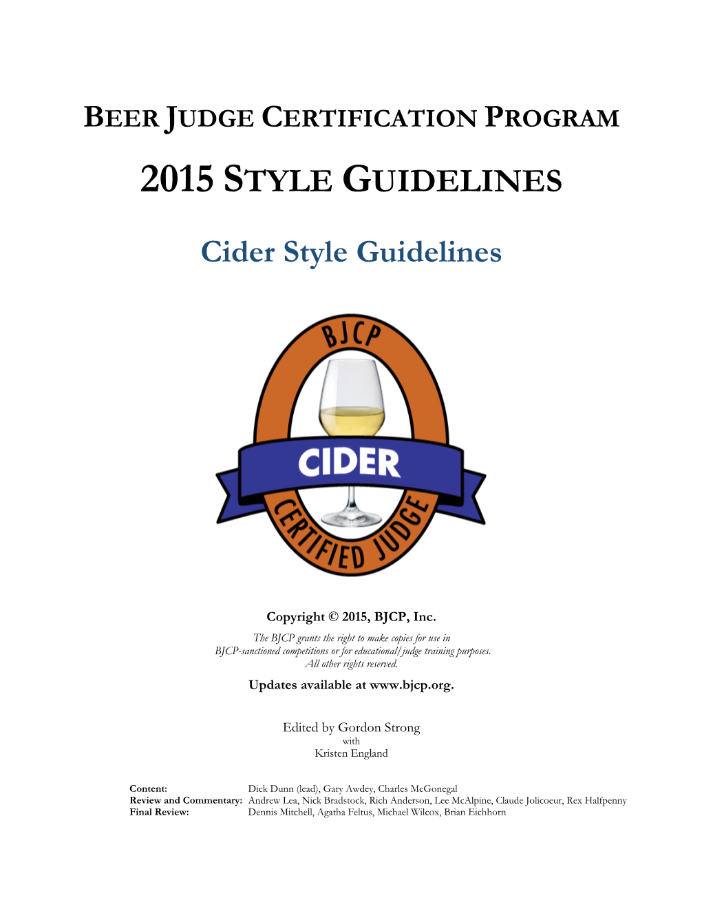 Cider Style Guidelines