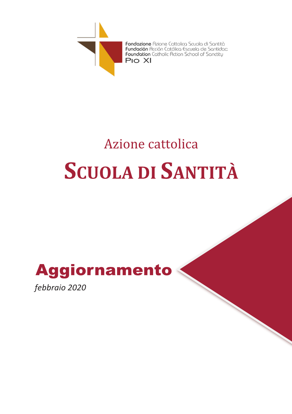 Scuola Di Santità