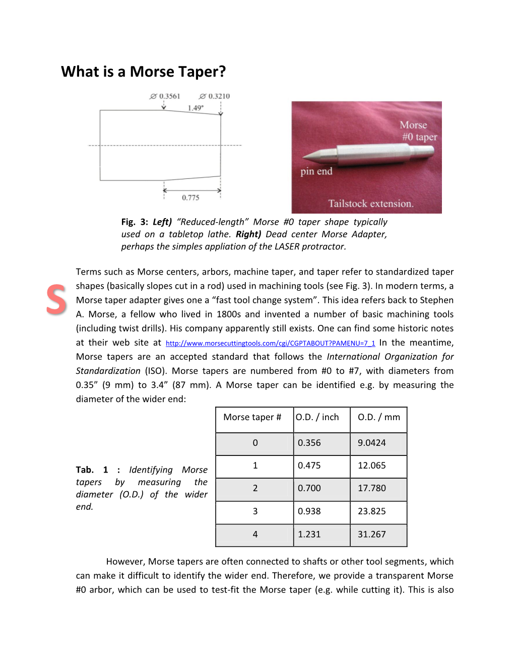 What Is a Morse Taper?