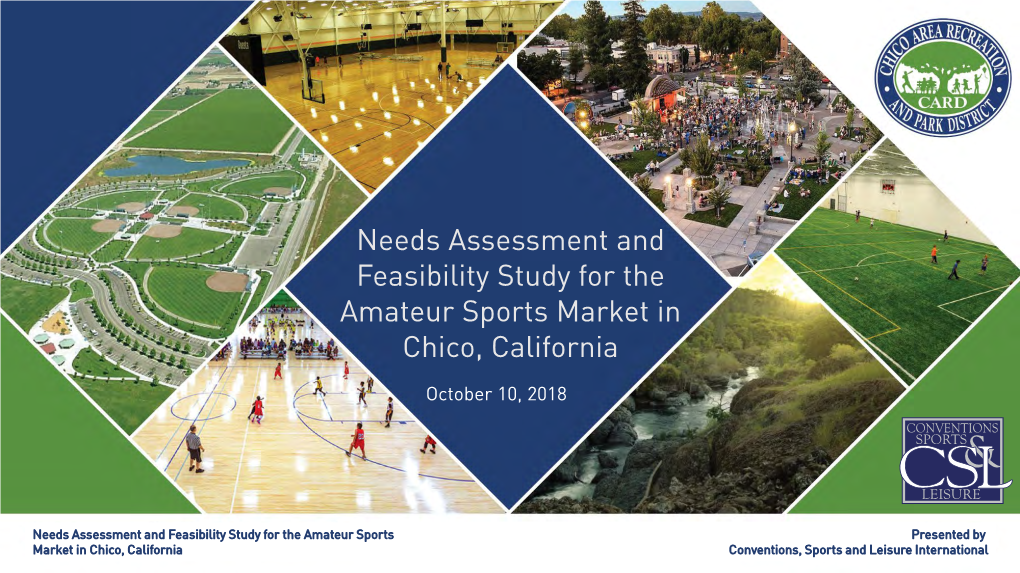 Needs Assessment and Feasibility Study for the Amateur Sports Market in Chico, California