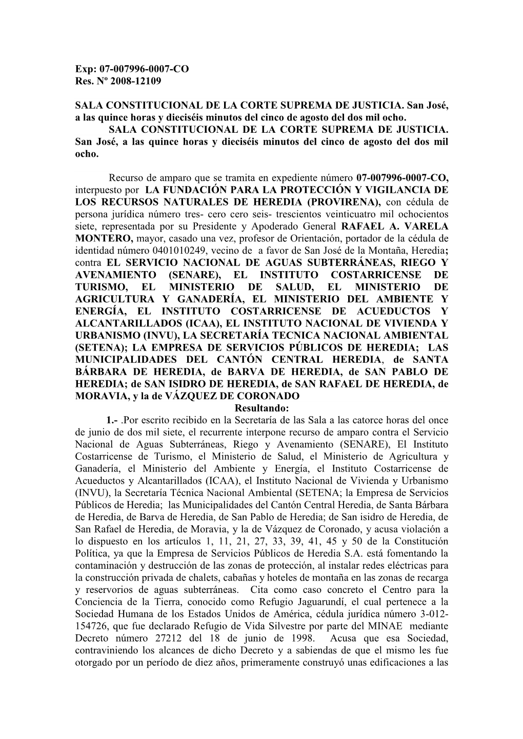 Res 12109-2008 Delimitacion De Area Segun Ley 65 De 1888