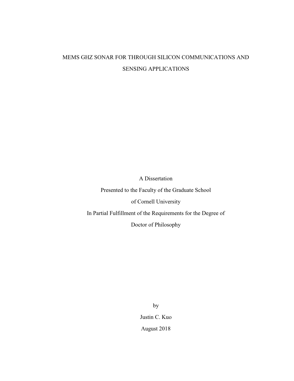 Justin Kuo Thesis