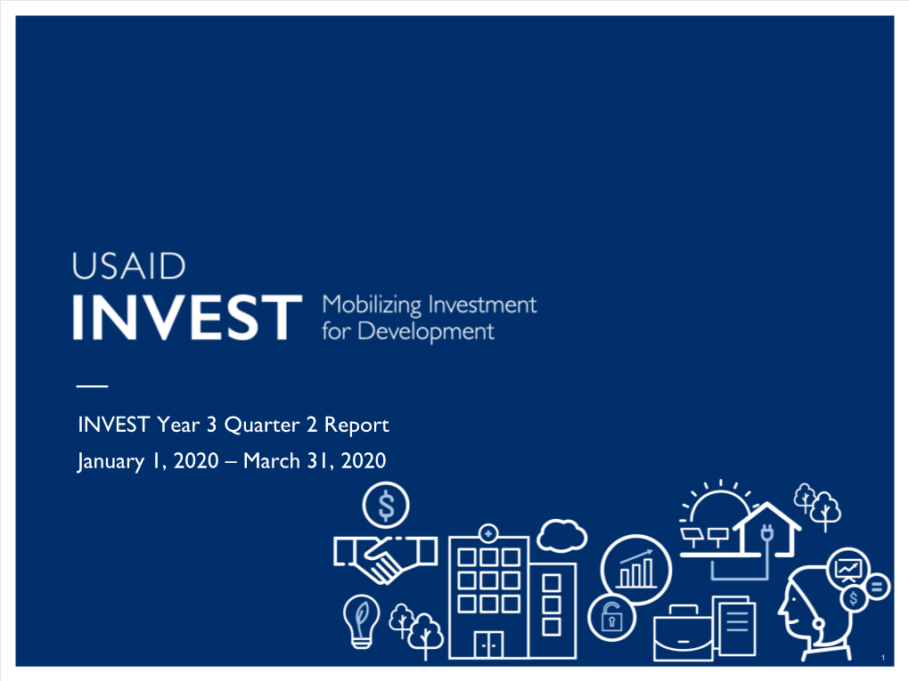 INVEST Project: Mobilizing Private Investment for Development