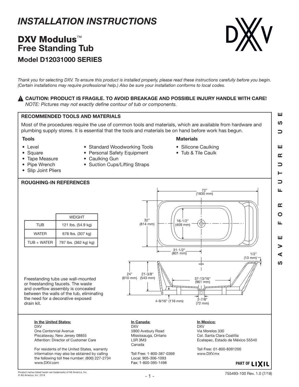 Installation Instructions