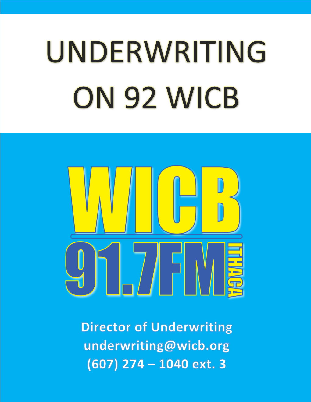 WICB Underwriting Write Up