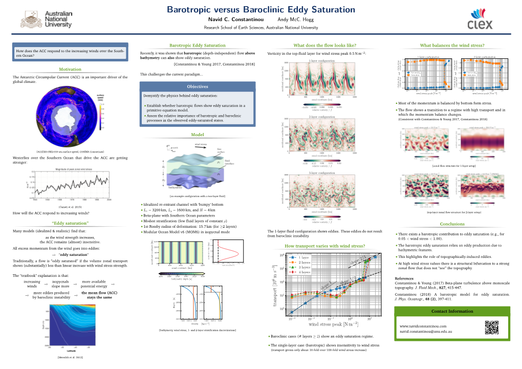 Barotropic Versus Baroclinic Eddy Saturation Navid C