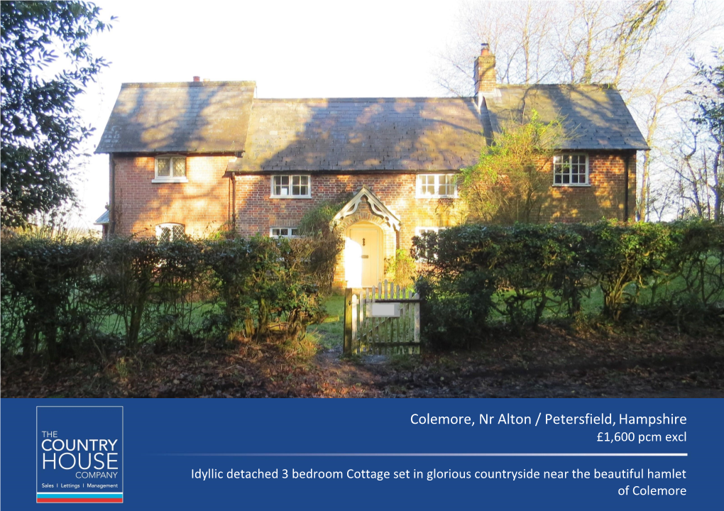 Colemore, Nr Alton / Petersfield,Hampshire