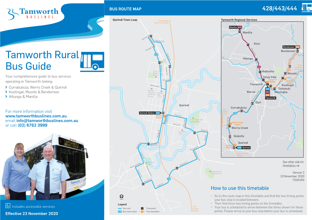 Tamworth Rural Bus Guide