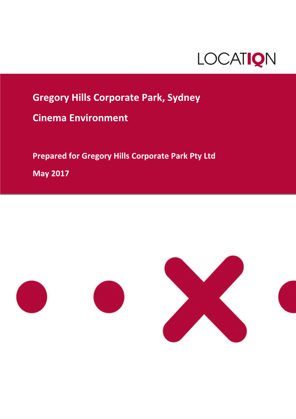 Gregory Hills Corporate Park, Sydney Cinema Environment