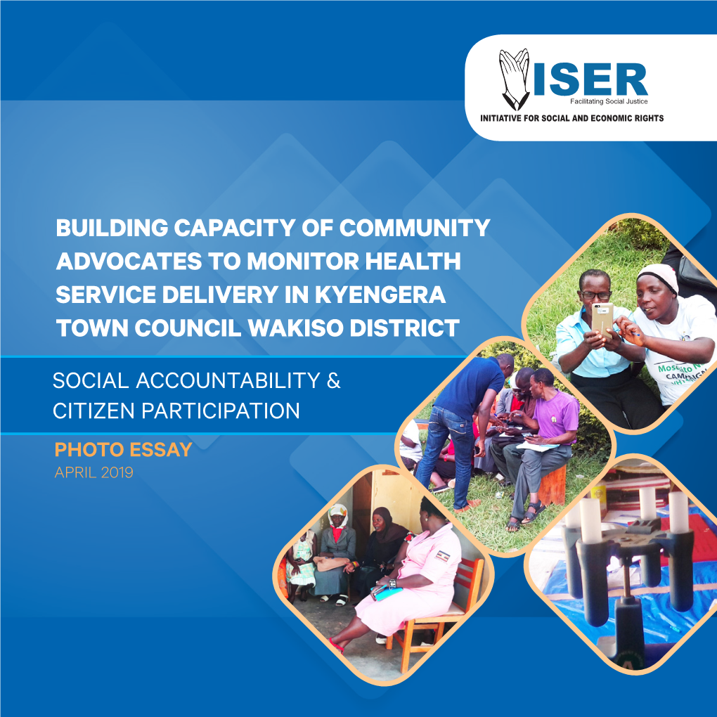 Building Capacity of Community Advocates To