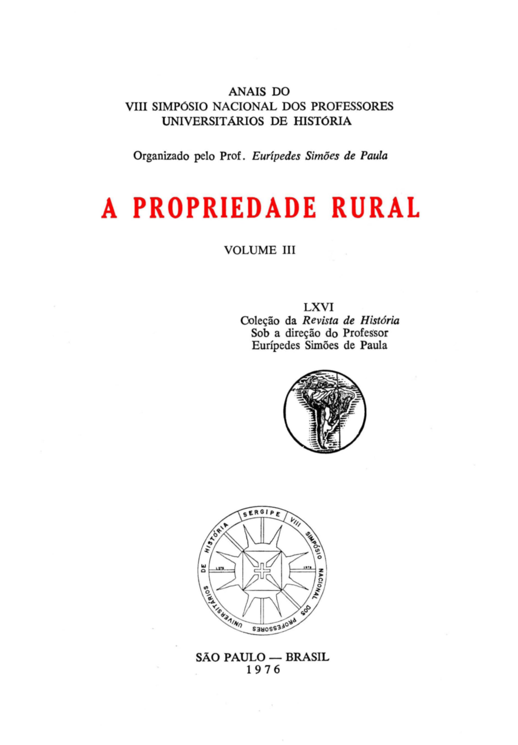 A Propriedade Rural