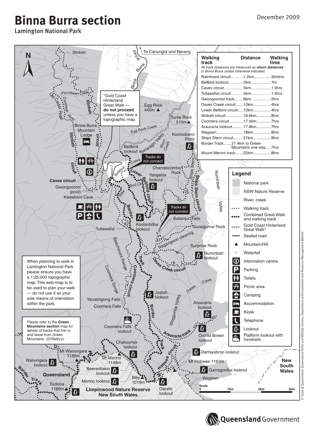 Lamington National Park: Binna Burra Section