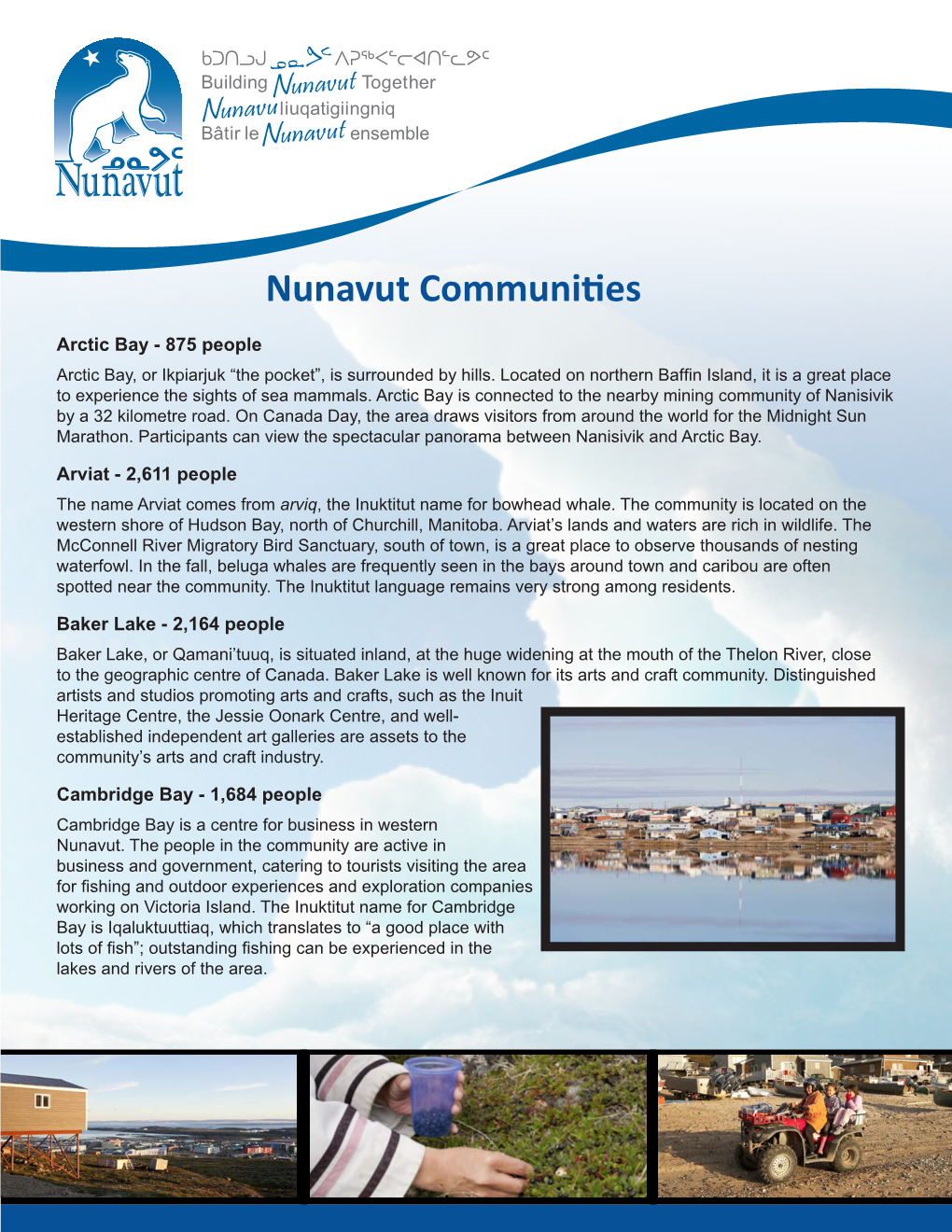 Nunavut Communities