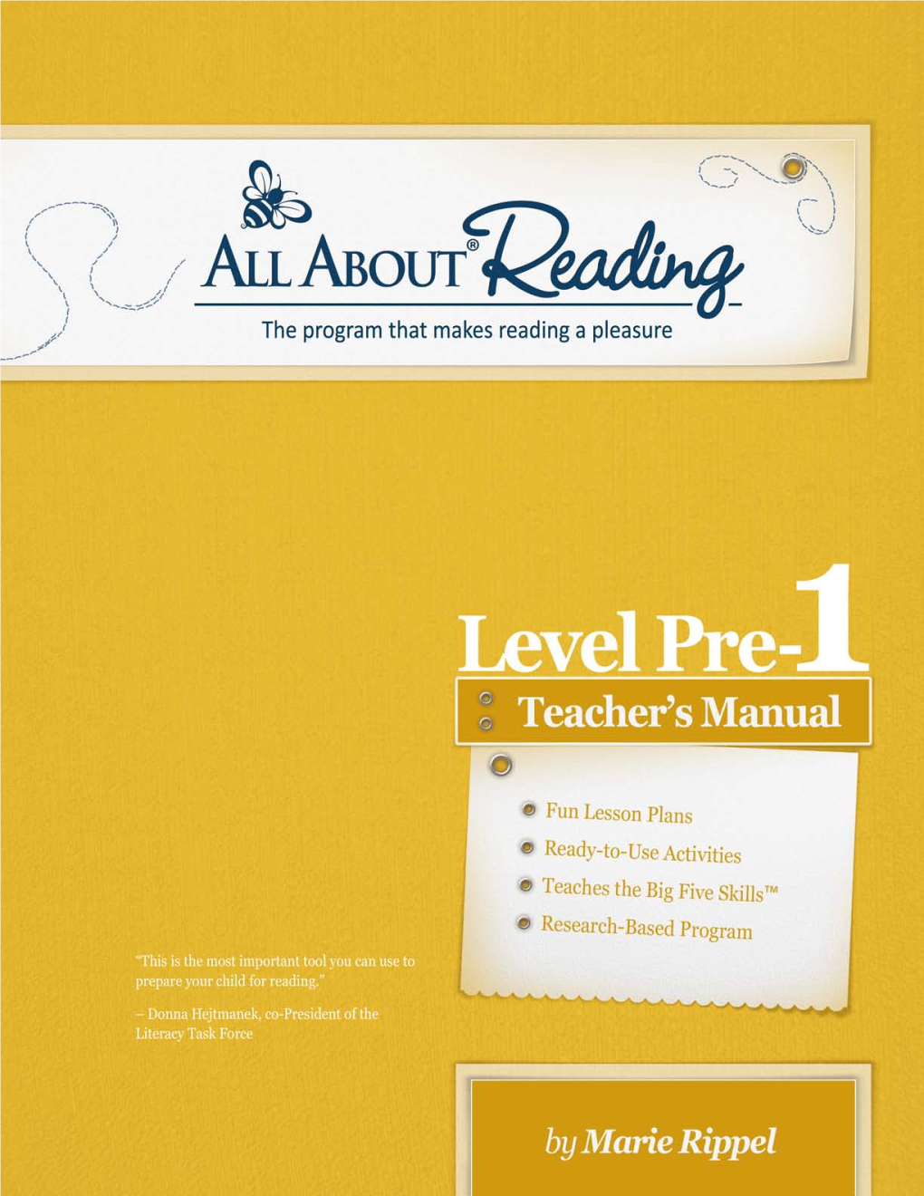 Pre-Reading Teacher's Manual