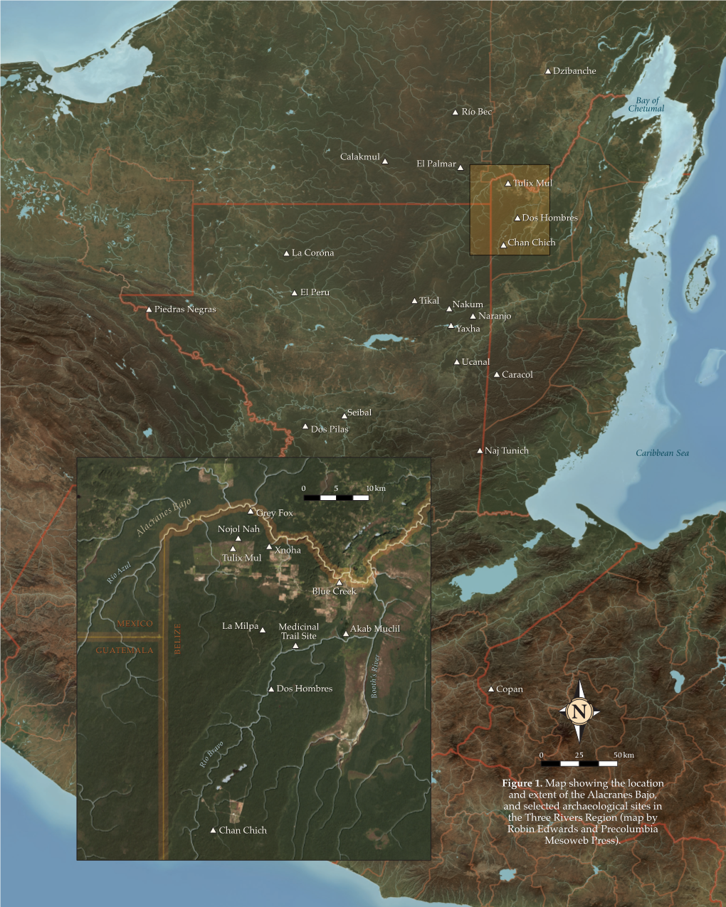 Alacranesbajo Figure 1. Map Showing the Location and Extent of The