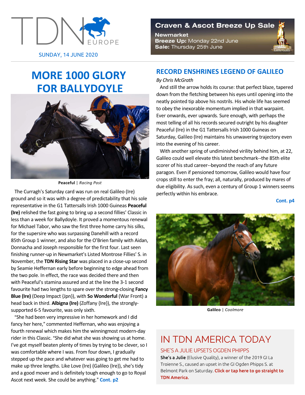 More 1000 Glory for Ballydoyle