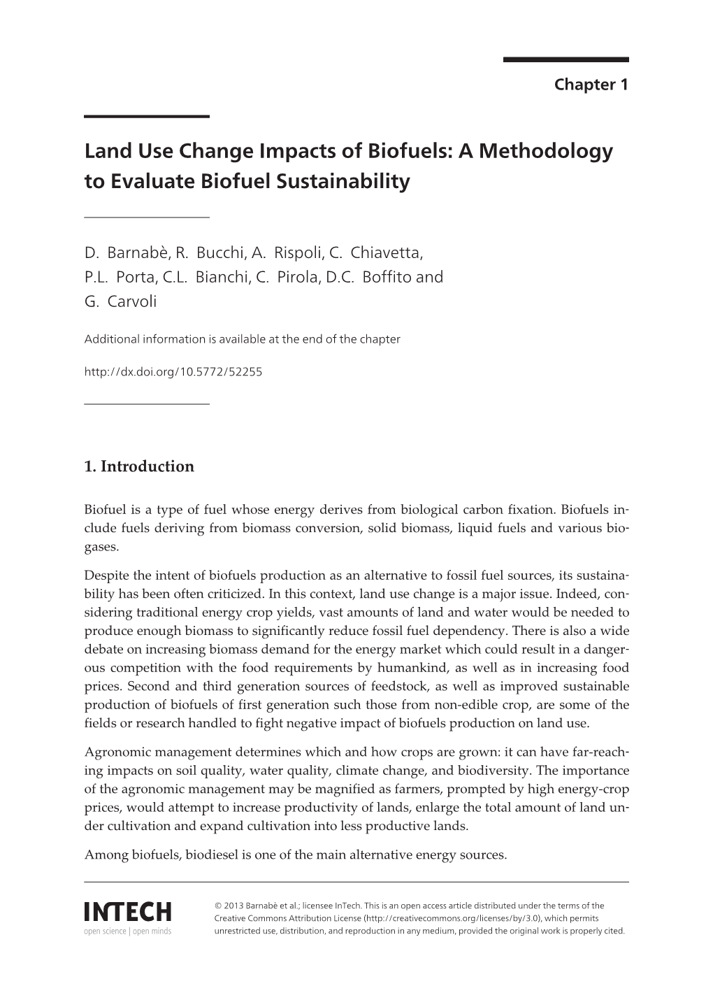 A Methodology to Evaluate Biofuel Sustainability