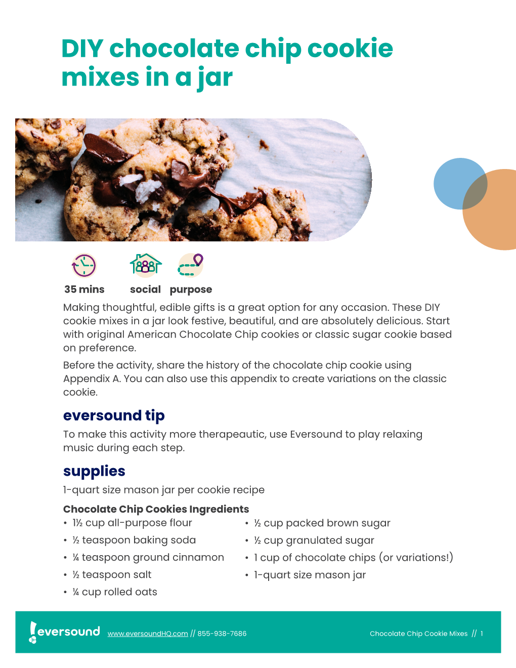 DIY Chocolate Chip Cookie Mixes in a Jar