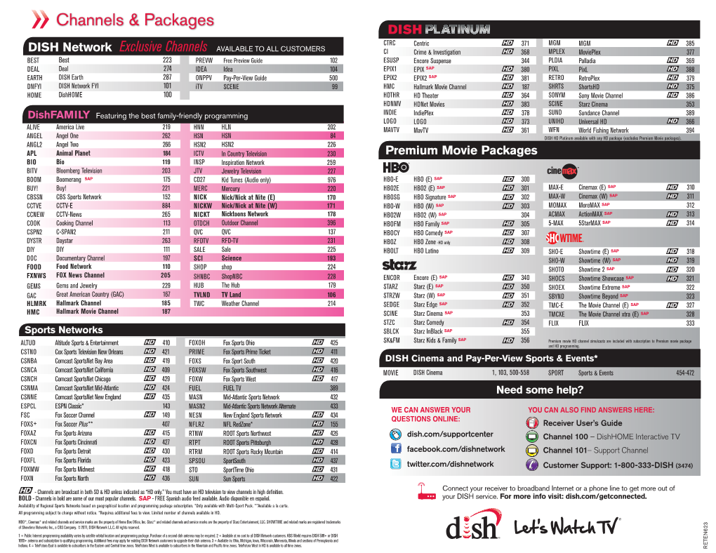 Channels & Packages