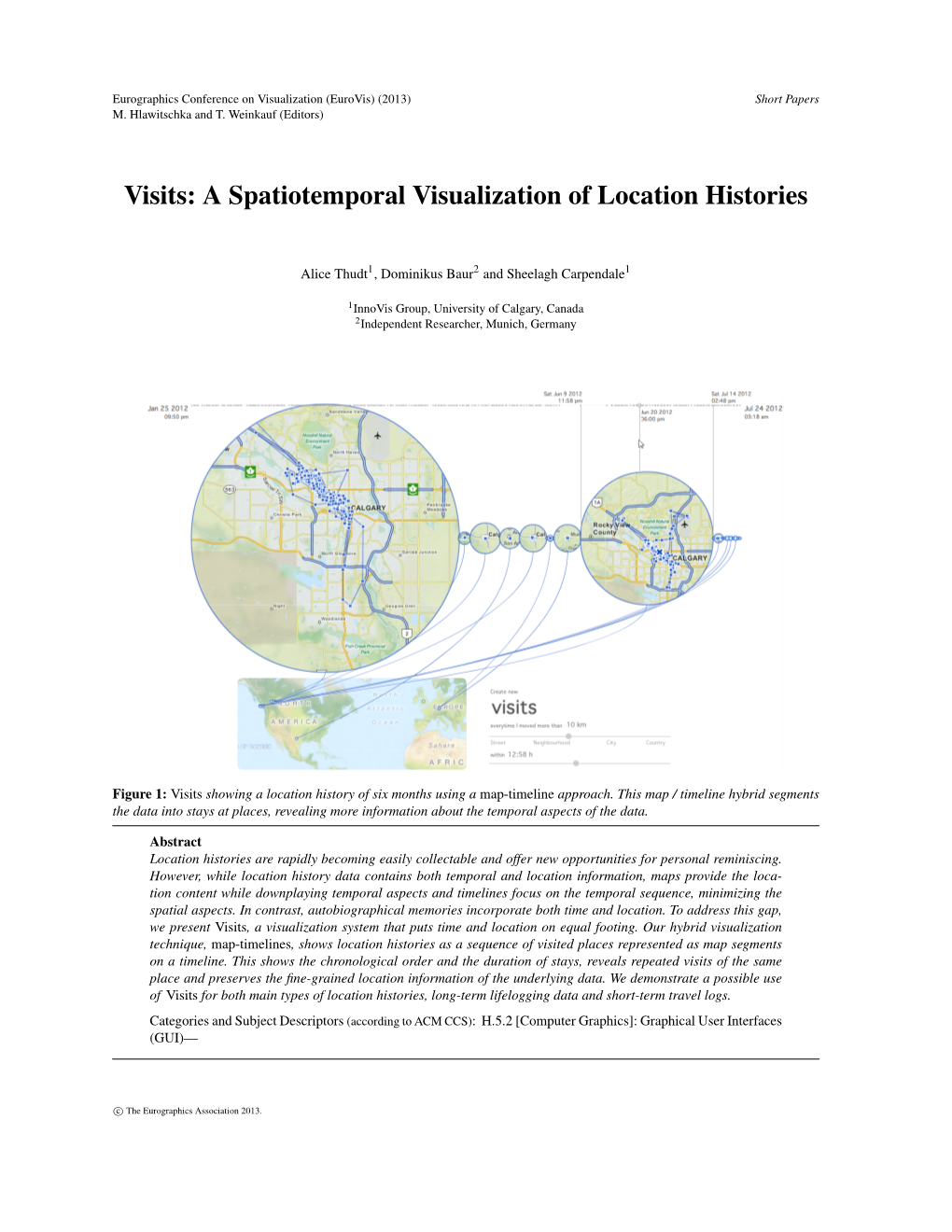 Visits: a Spatiotemporal Visualization of Location Histories