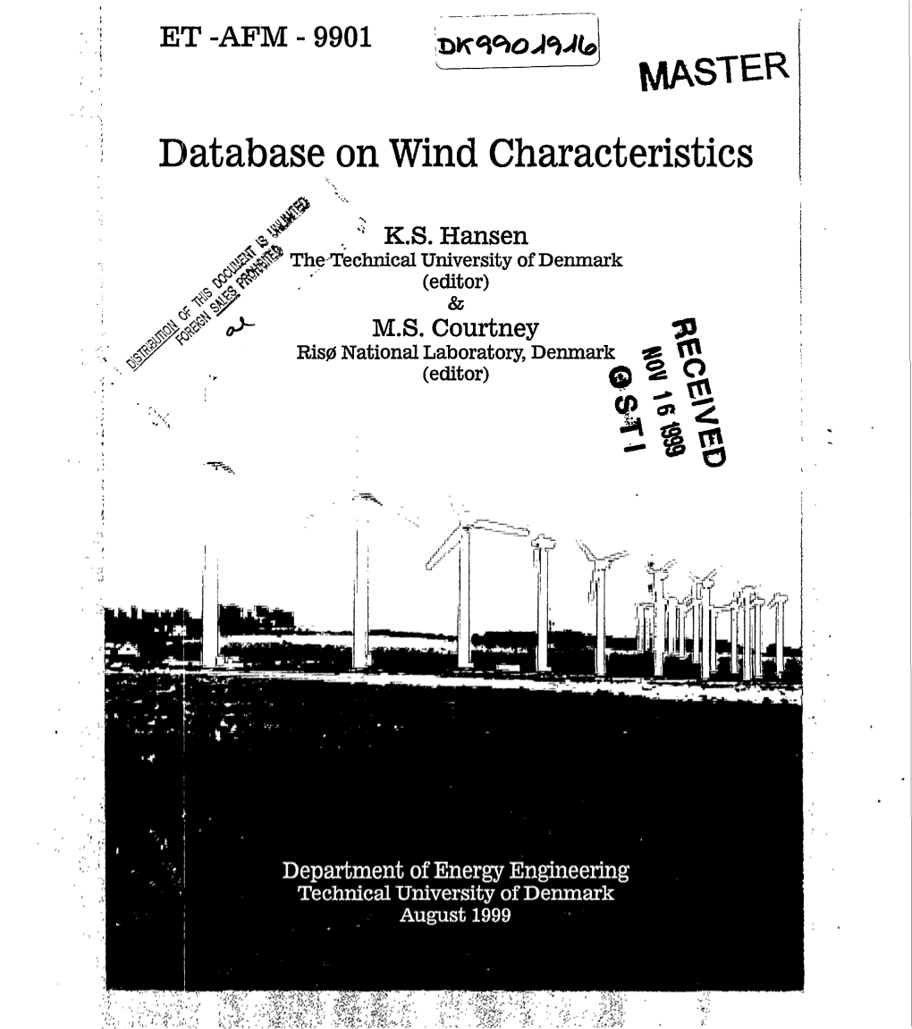 Database on Wind Characteristics L