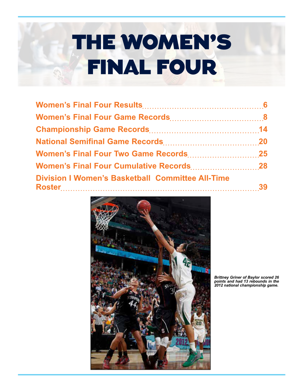 The Women's Final Four