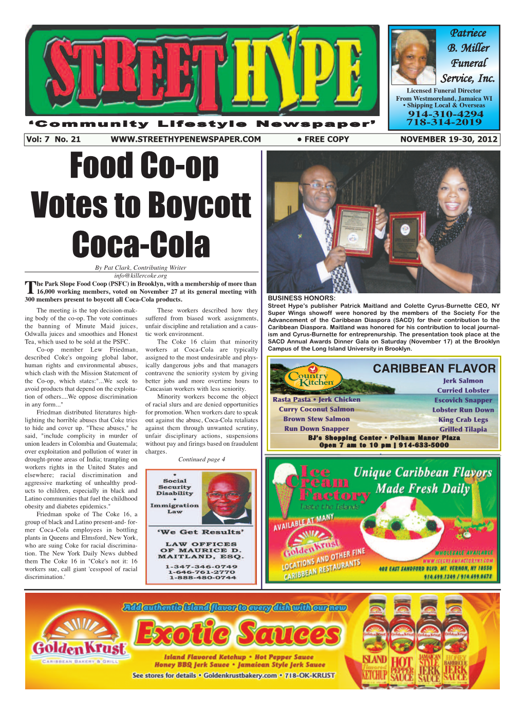 Street Hype-Front Page