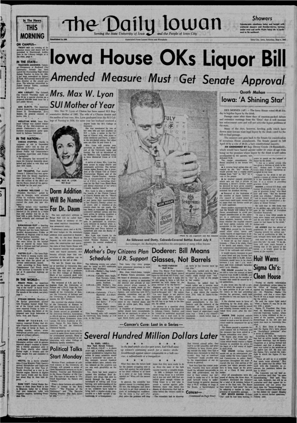 Daily Iowan (Iowa City, Iowa), 1963-05-04