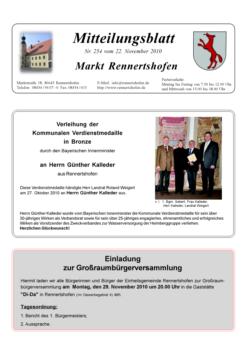 Mitteilungsblatt Nr