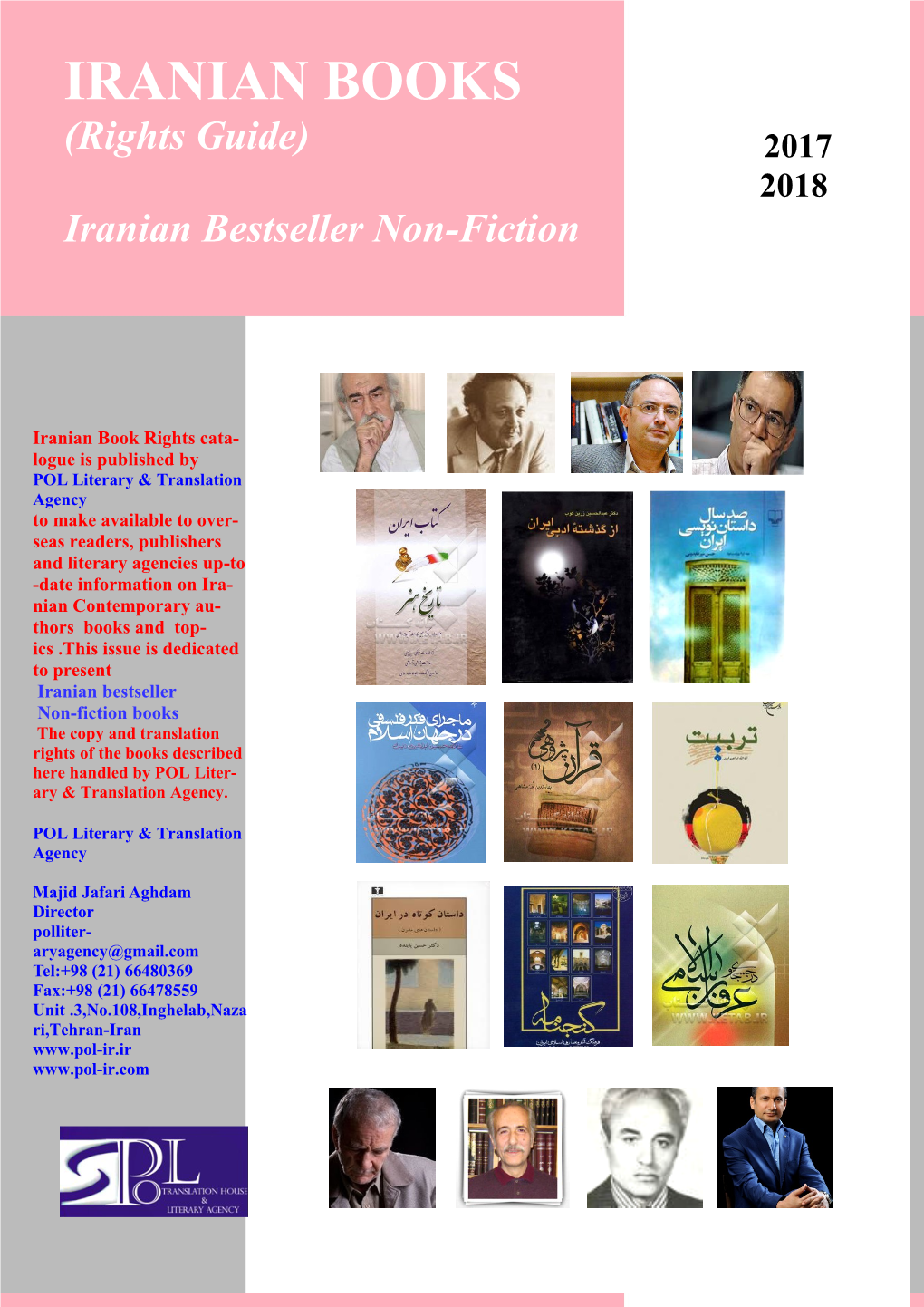 IRANIAN BOOKS (Rights Guide) 2017 2018 Iranian Bestseller Non-Fiction
