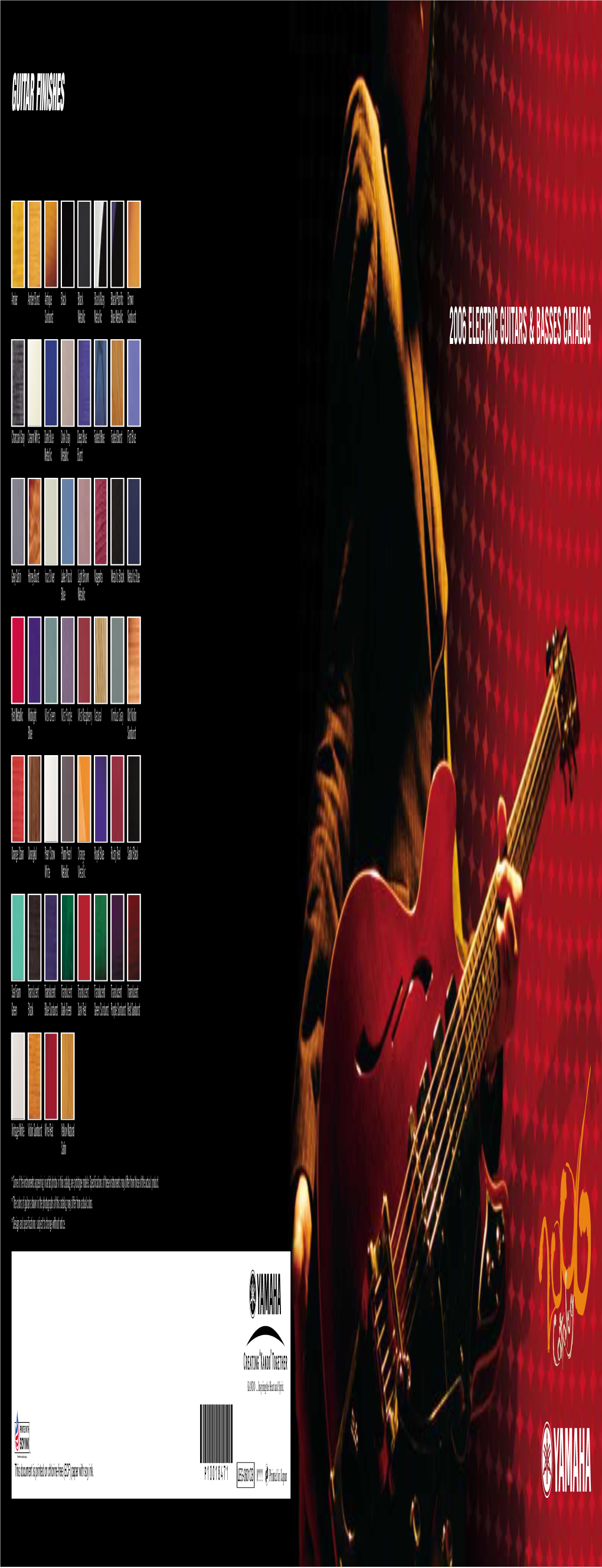 2006 Electric Guitars & Basses Catalog