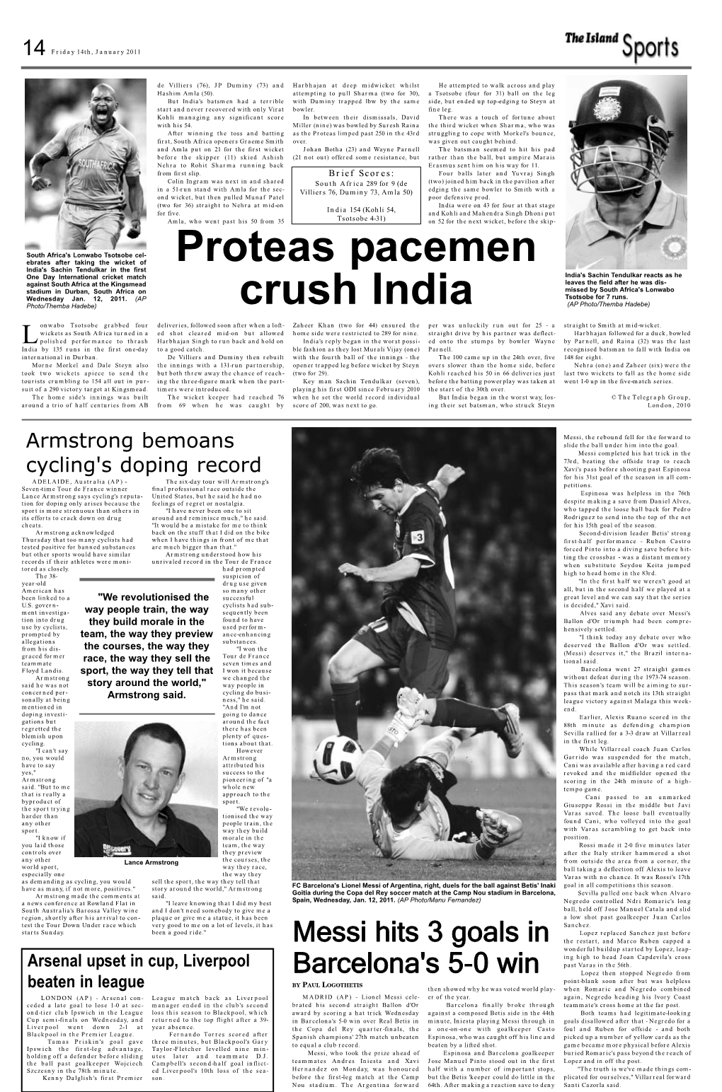Proteas Pacemen Crush India