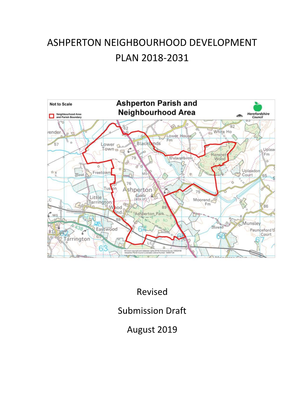 Ashperton Neighbourhood Development Plan 2018-2031