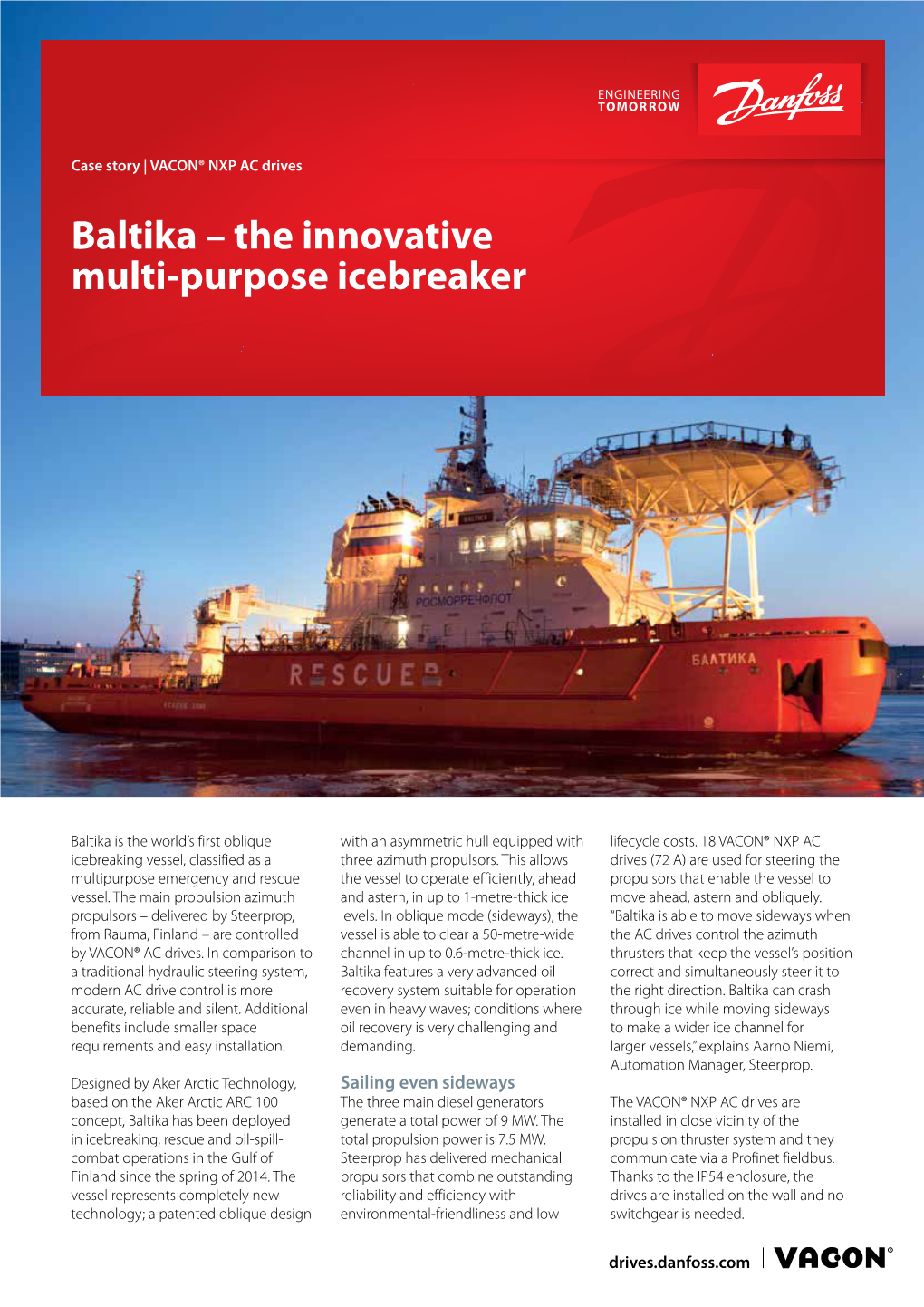 Baltika – the Innovative Multi-Purpose Icebreaker