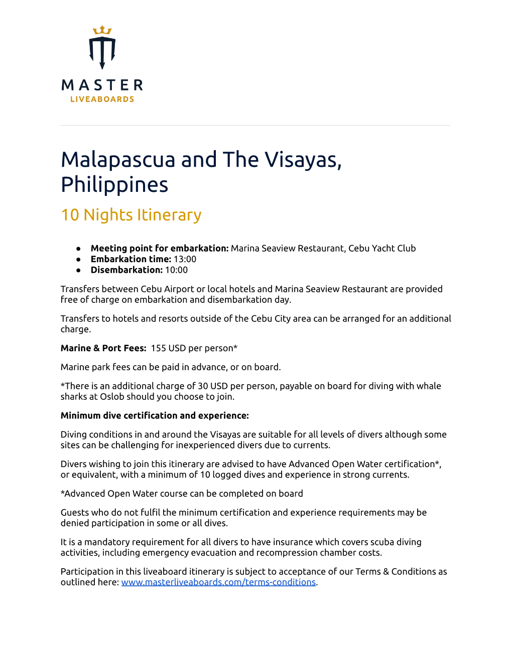 Malapascua and the Visayas, Philippines 10 Nights Itinerary