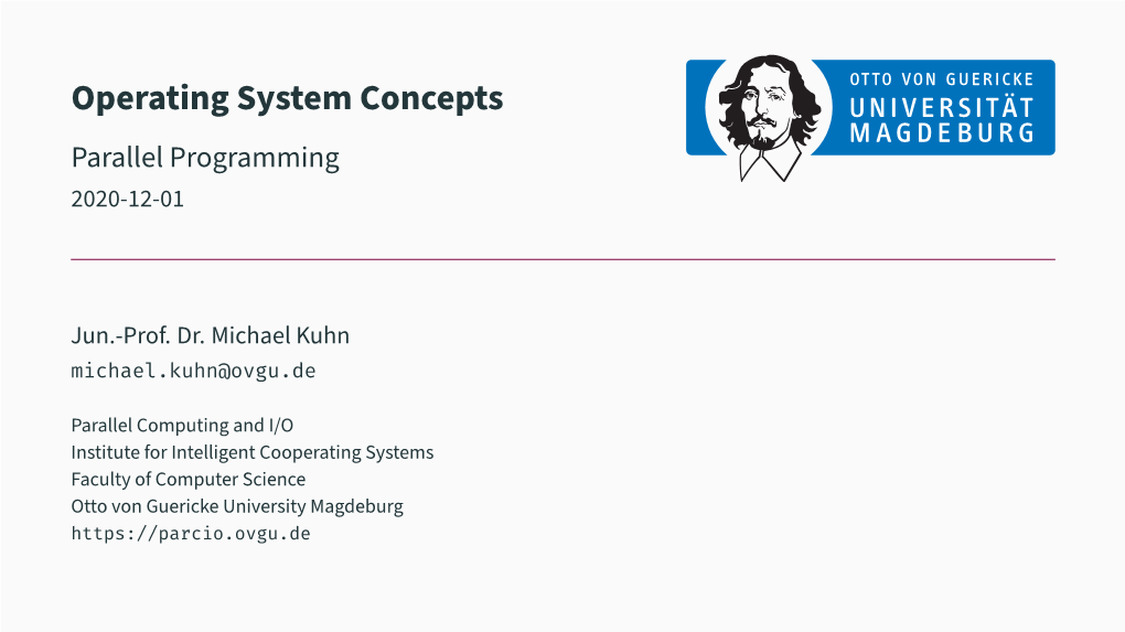 Operating System Concepts