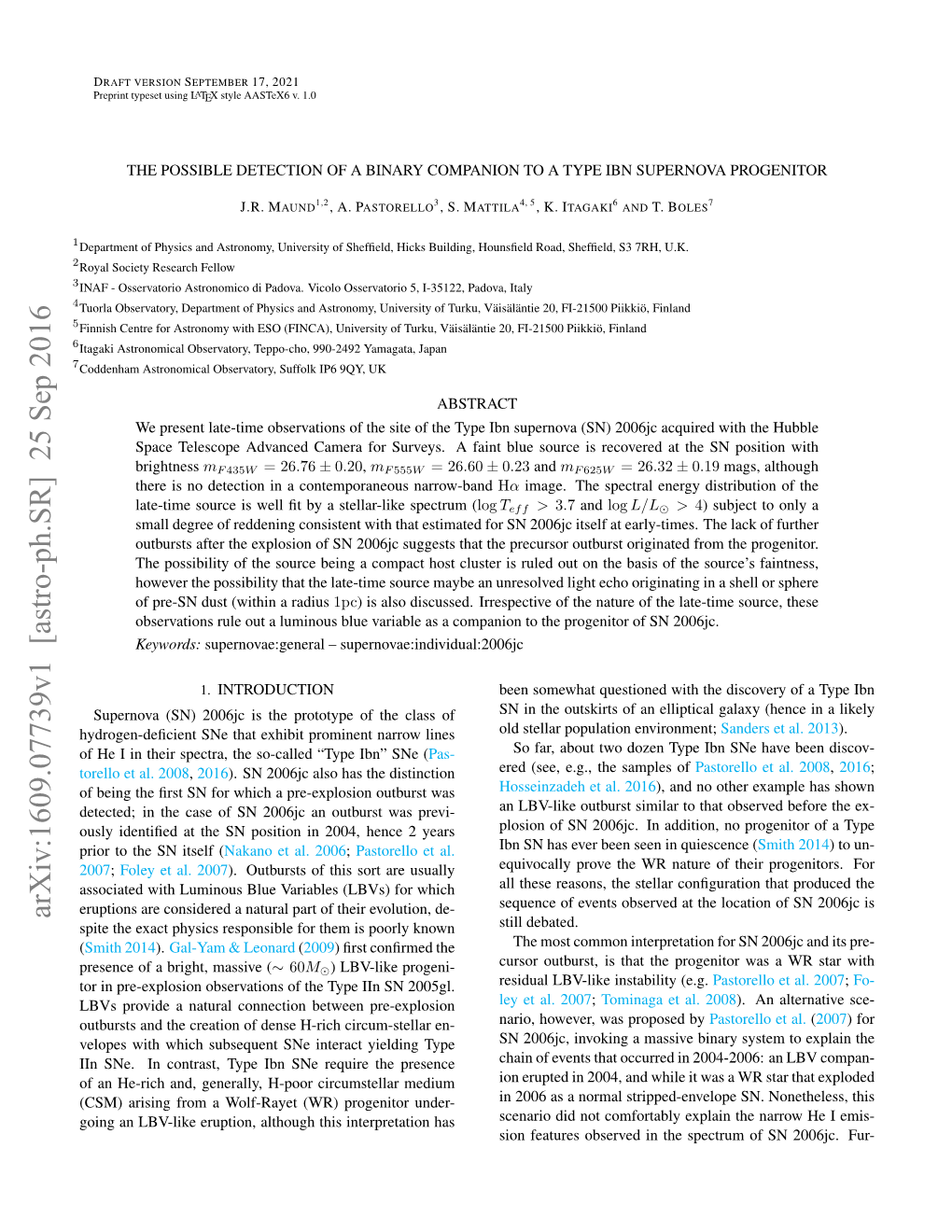 The Possible Detection of a Binary Companion to a Type Ibn Supernova Progenitor