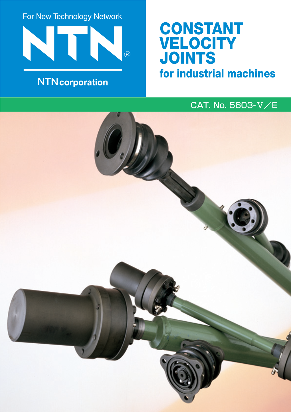 CONSTANT VELOCITY JOINTS for Industrial Machines