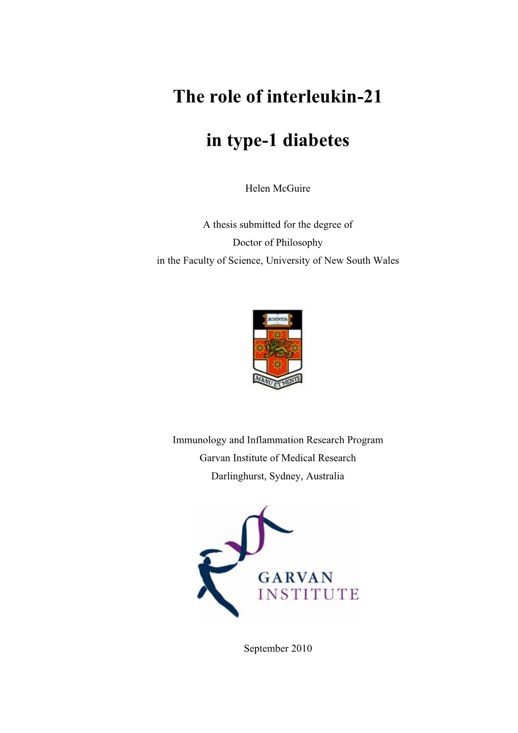 The Role of Interleukin-21 in Type-1 Diabetes