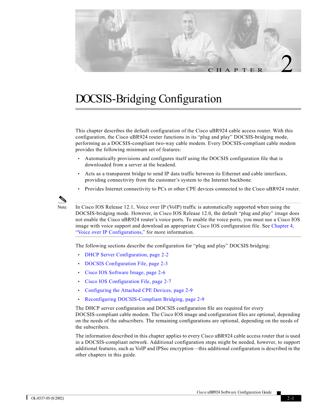 DOCSIS-Bridging Configuration