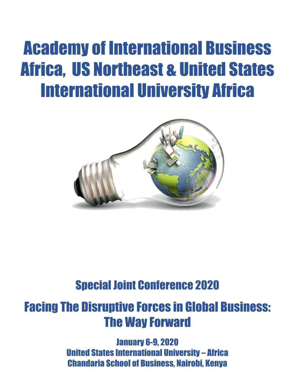 Academy of International Business Africa, US Northeast & United