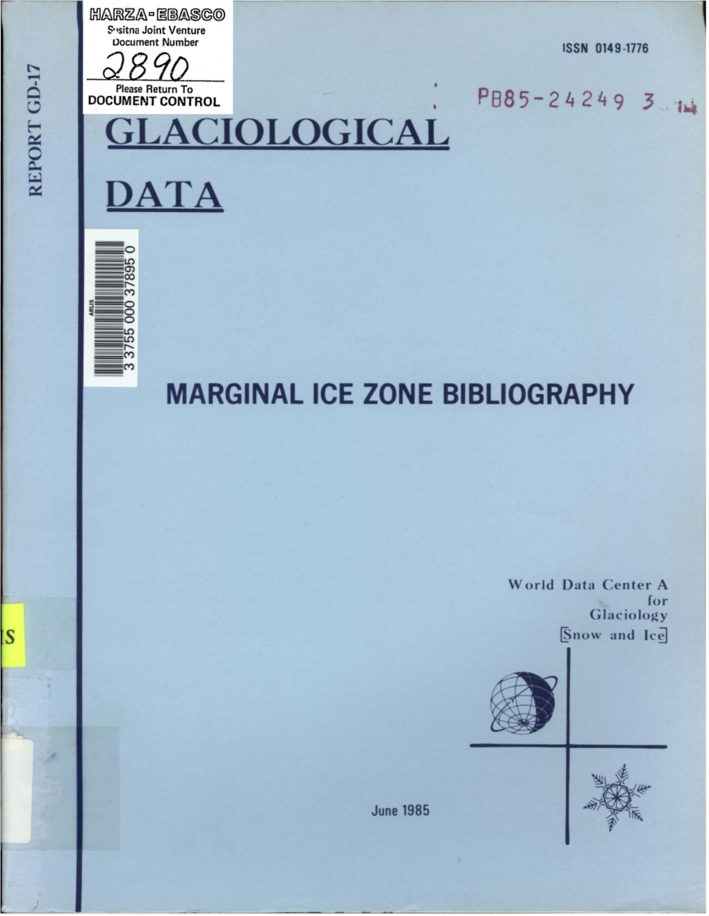 Glaciological Data