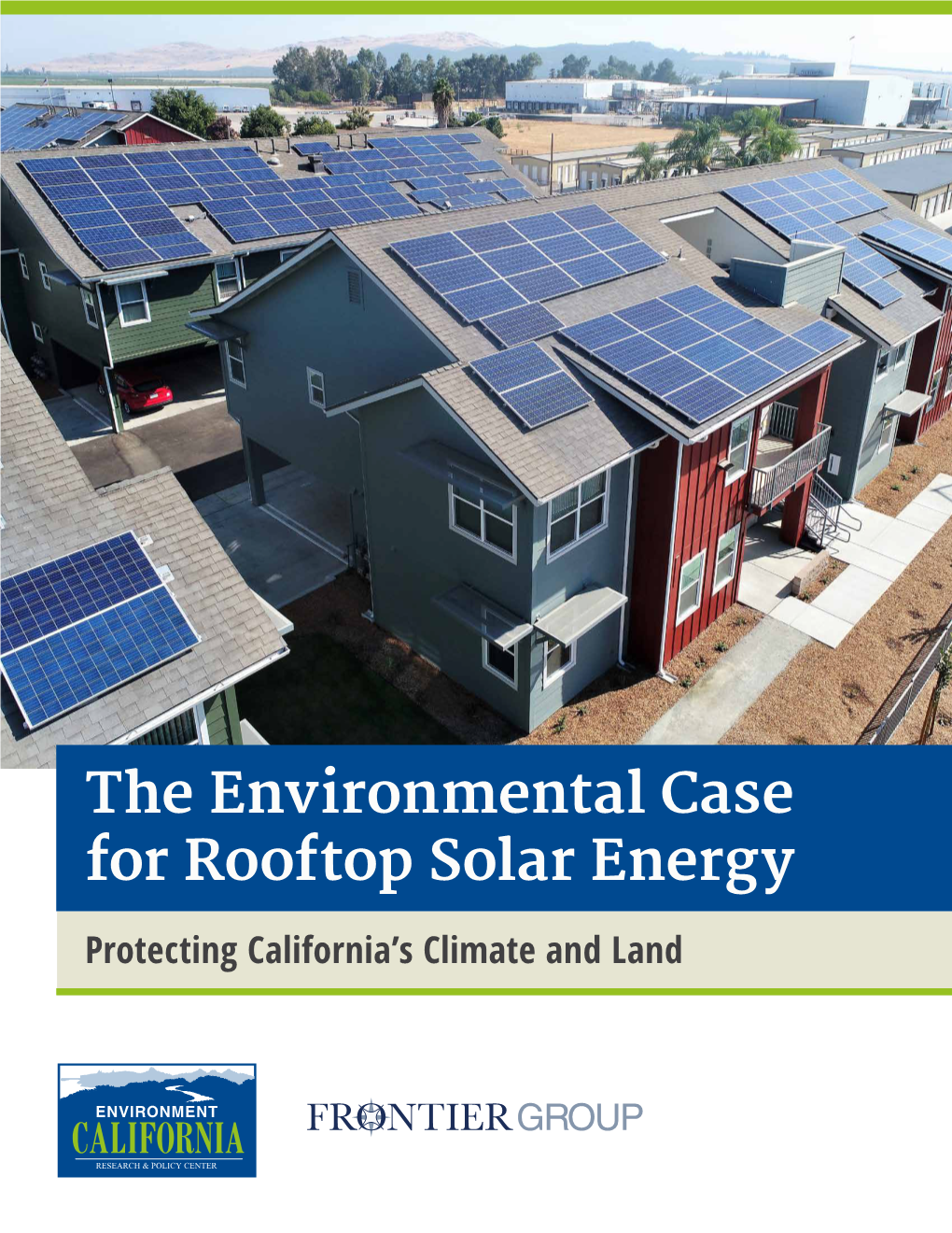 The Environmental Case for Rooftop Solar Energy